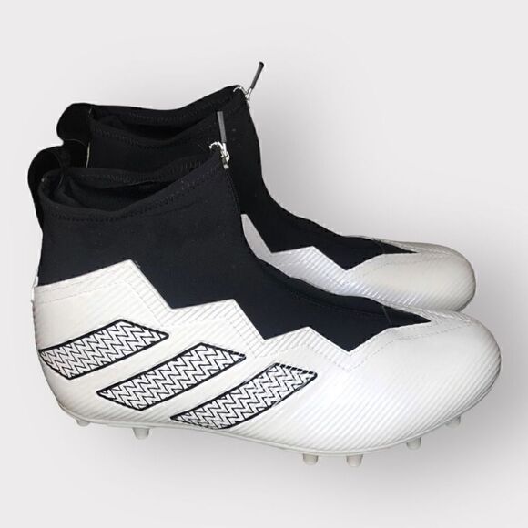 Adidas Nasty Fly 2E Team White Black Football Cleats GX1781 Mens size 11 New